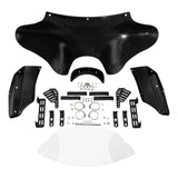 TCMT Front Batwing Outer Fairing with Windshield Mounting Brackets Hardwares Fit For Harley - TCMT