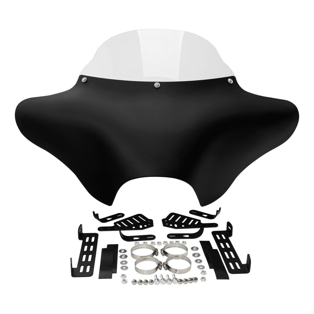 TCMT Front Batwing Outer Fairing with Windshield Mounting Brackets Hardwares Fit For Harley - TCMT