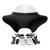 TCMT Front Batwing Outer Fairing with Windshield Mounting Brackets Hardwares Fit For Harley - TCMT
