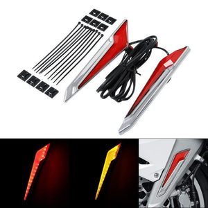 TCMT Front Brake Fork Mount LED Lights Fit For Honda Goldwing GL1800 '18-'23 - TCMT