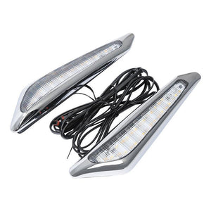 TCMT Front Brake Fork Mounted LED Lights Fit For Honda Goldwing GL1800 '18-'23 - TCMT