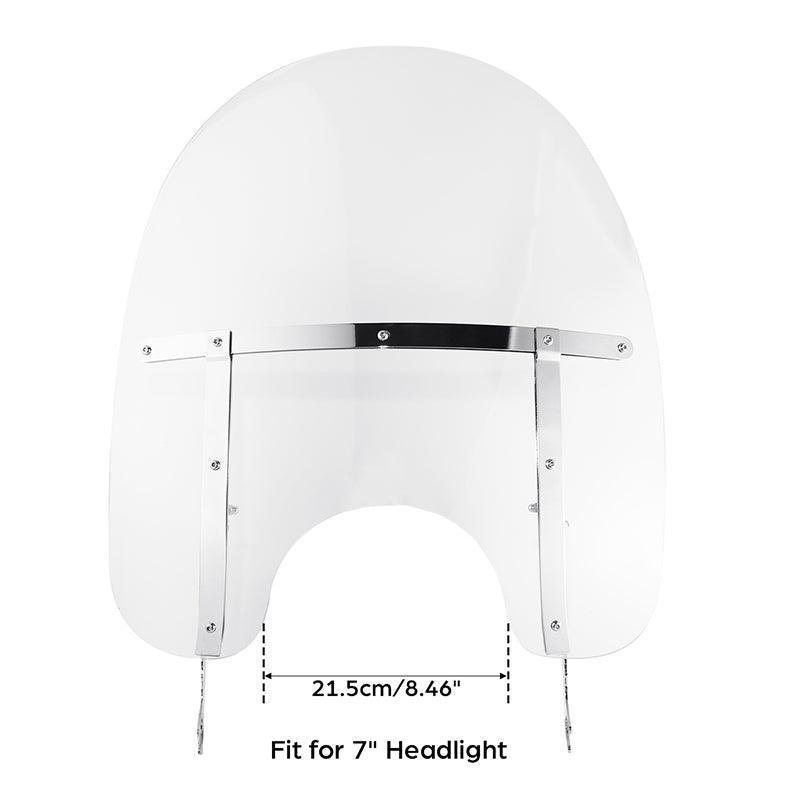 TCMT Front Clear Windscreen Windshield Fit For Harley Softail '00-'17 - TCMT