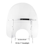 TCMT Front Clear Windscreen Windshield Fit For Harley Softail '00-'17 - TCMT