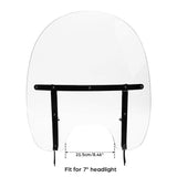 TCMT Front Clear Windscreen Windshield Fit For Harley Softail '00-'17 - TCMT