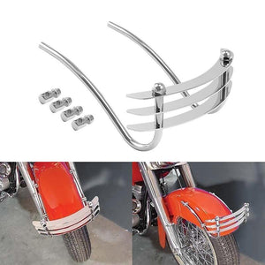 TCMT Front Fender Bumper Grill Cabbage Cutter Fit For Harley Softail FXST - TCMT
