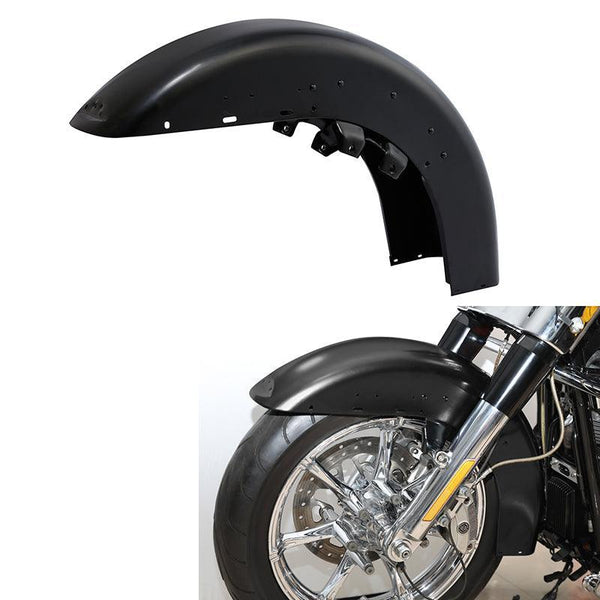 Frontfender Für Harley Touring – Unlackiert Schwarz, Aus Eisen, Passt Für Electra Glide, Road King Uvm. (1989–2013)
