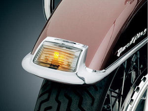 TCMT Front Fender Tip Light Smoke Len For Harley Heritage Softail Classic Electra Glide, 1980-2013 - TCMTMOTOR