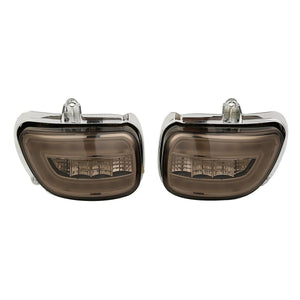 TCMT Front LED Turn Signals Light Fit for Honda Goldwing 1800 '01-'17 - TCMT