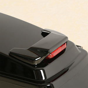 TCMT Hard Saddlebag Lid LED Spoiler Fit For Harley Touring '93-'13 - TCMT
