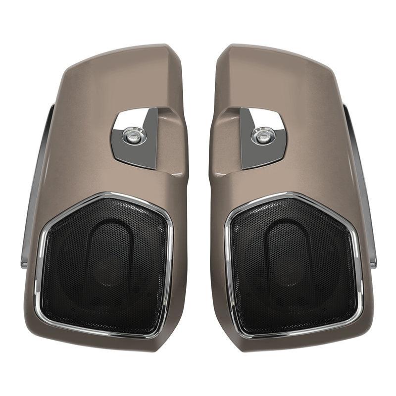 TCMT Hard Saddlebags 6.5" Audio Lid Fit For Indian - TCMT
