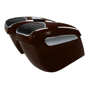 TCMT Hard Saddlebags 6.5" Audio Lid Fit For Indian - TCMT