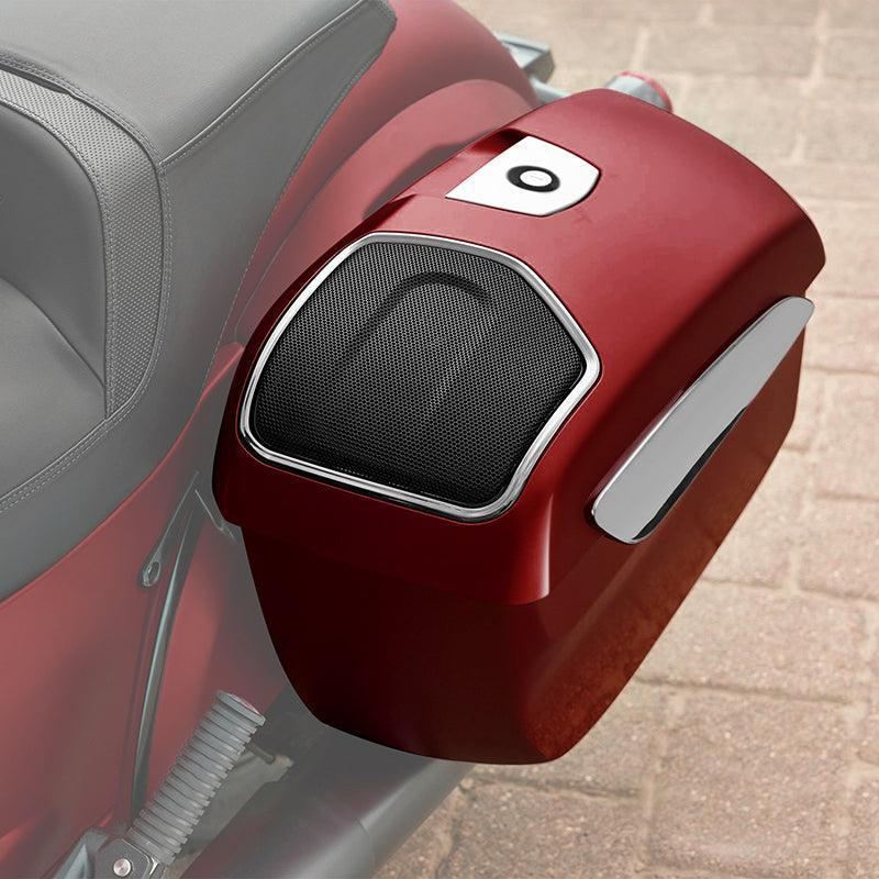 TCMT Hard Saddlebags 6.5" Audio Lid Fit For Indian - TCMT