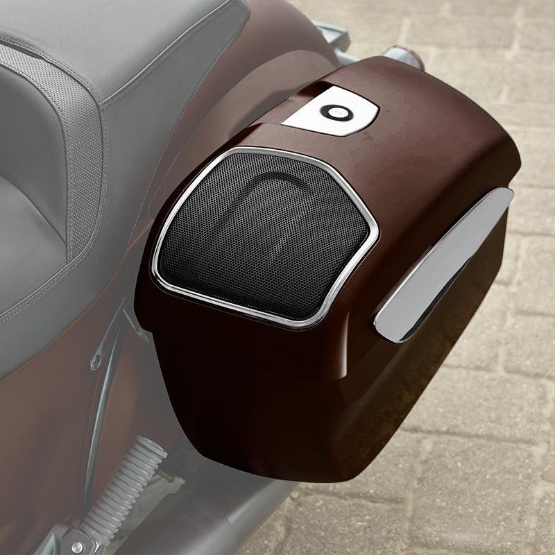 TCMT Hard Saddlebags 6.5" Audio Lid Fit For Indian - TCMT