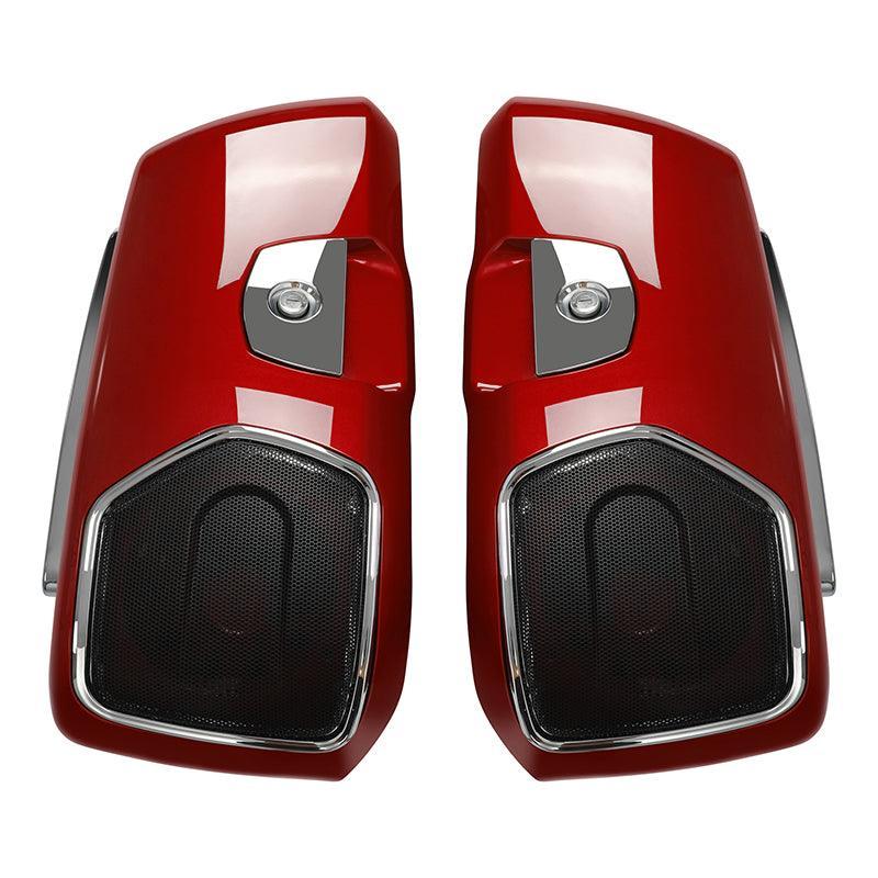TCMT Hard Saddlebags 6.5" Audio Lid Fit For Indian - TCMT