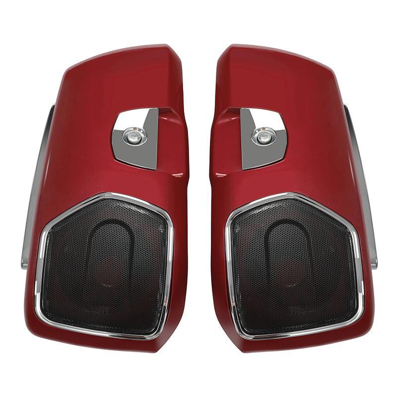 TCMT Hard Saddlebags 6.5" Audio Lid Fit For Indian - TCMT
