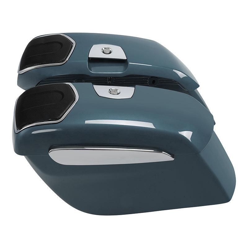 TCMT Hard Saddlebags 6.5" Audio Lid Fit For Indian - TCMT