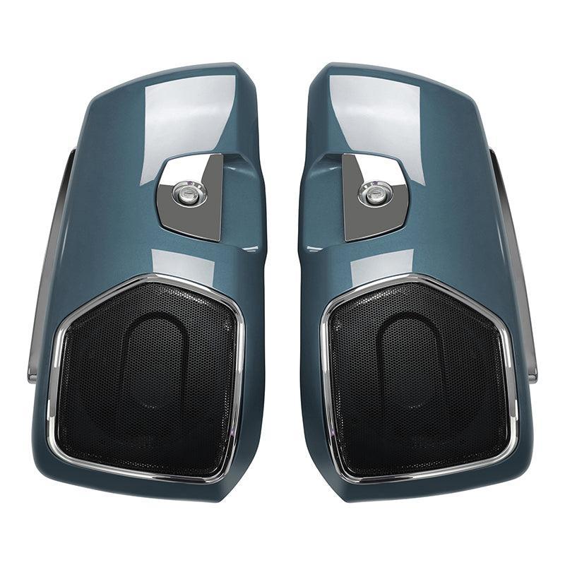 TCMT Hard Saddlebags 6.5" Audio Lid Fit For Indian - TCMT