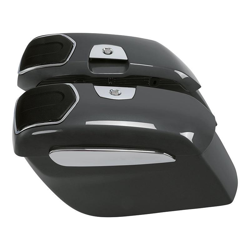 TCMT Hard Saddlebags 6.5" Audio Lid Fit For Indian - TCMT