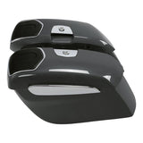 TCMT Hard Saddlebags 6.5" Audio Lid Fit For Indian - TCMT