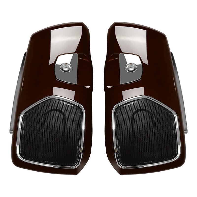 TCMT Hard Saddlebags 6.5" Audio Lid Fit For Indian - TCMT