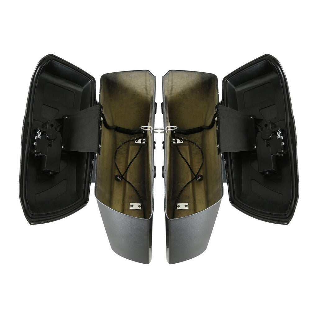 TCMT Hard Saddlebags Fit For Indian Chieftain 2019-2023, Chieftain Limited ,Chieftain Dark Horse2019-2023,Roadmaster Limited 2021-2023,Pursuit Limited 2022-2023 - TCMT