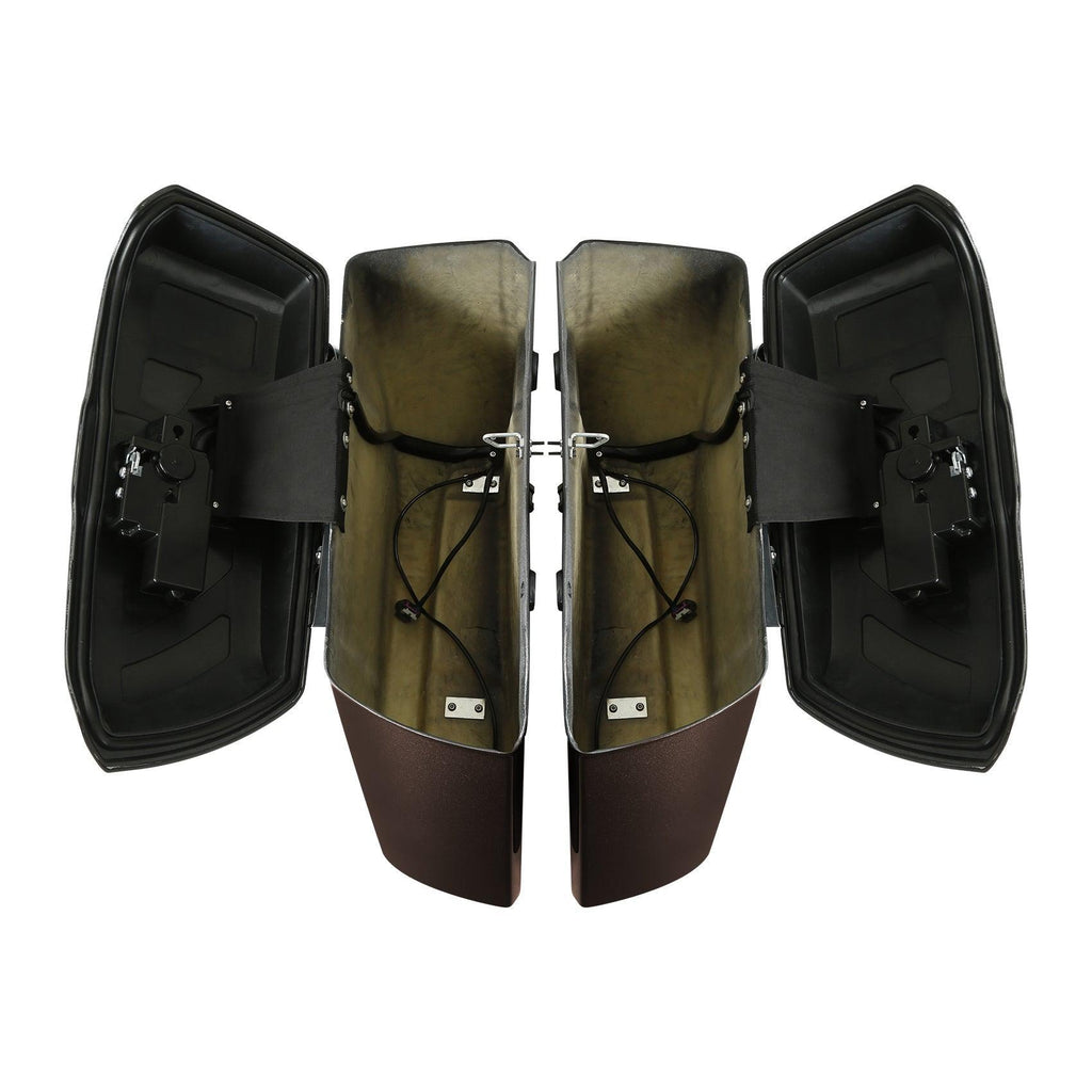 TCMT Hard Saddlebags Fit For Indian Chieftain 2019-2023, Chieftain Limited ,Chieftain Dark Horse2019-2023,Roadmaster Limited 2021-2023,Pursuit Limited 2022-2023 - TCMT