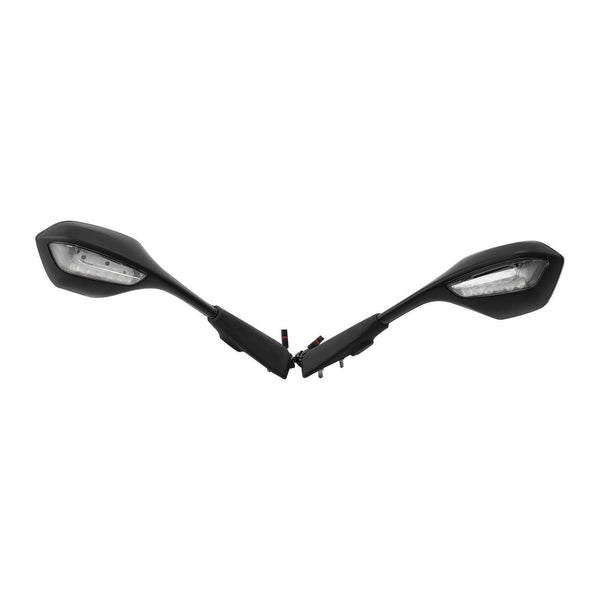 TCMT LED Turn Signal Integrated Rear View Side Mirrors Fit For BMW