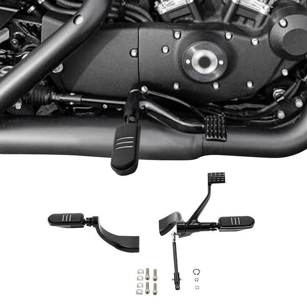 HDBUBALUS Black Mid Control Kit For Harley Sportster XL 883/1200 (2014-2022)