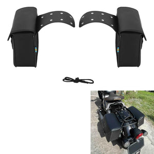 TCMT Motorcycle SideBag Luggage Fit For Harley Touring Softail Dyna Sportster - TCMT