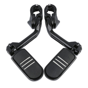 TCMT Pegstreamliner 1-1/4" 32mm Long / Short Angled Mount Highway Footpegs Engine Guard Pegs Fit For Harley - TCMT