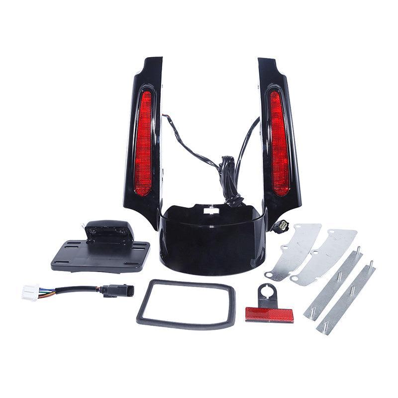 TCMT Rear Fender Extension Fascia LED Light Fit For Harley Touring '09-'13 - TCMT