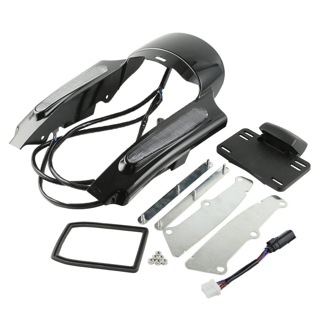 TCMT Rear Fender Extension Fascia LED Light Fit For Harley Touring '09-'13 - TCMT