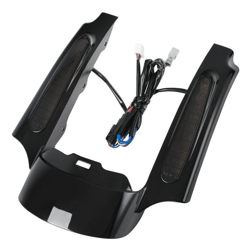 TCMT Rear Fender Extension Fascia LED Light Fit For Harley Touring '09-'13 - TCMT