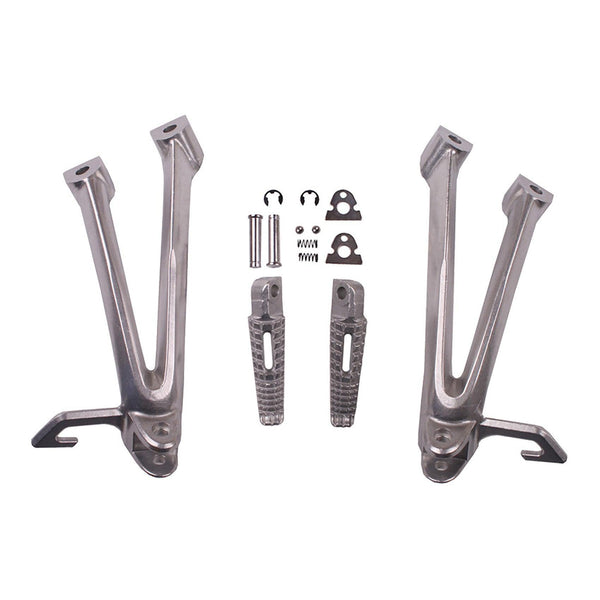 TCMT Rear Passenger Foot Pegs Bracket Mount Fit For Suzuki GSXR600 750