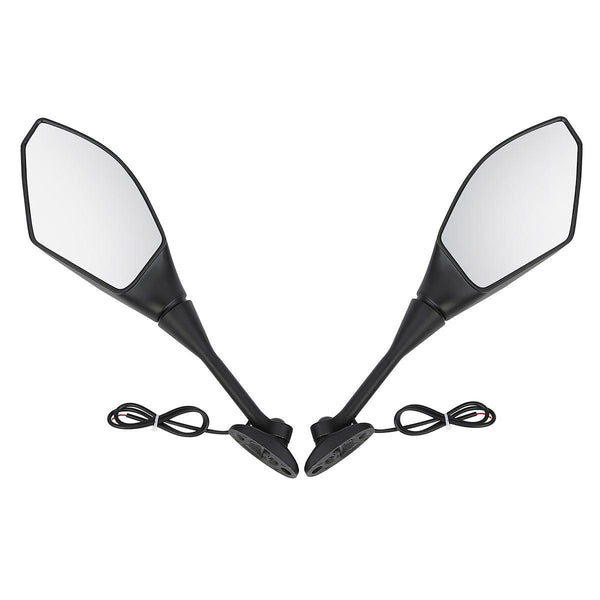 TCMT Rear View Side Mirrors with LED Turn Signals Fit For Honda