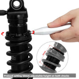 TCMT Remote Reservoir Rear Suspensions Shock Without Trunk Fit For Harley Touring '14-'24 - TCMT