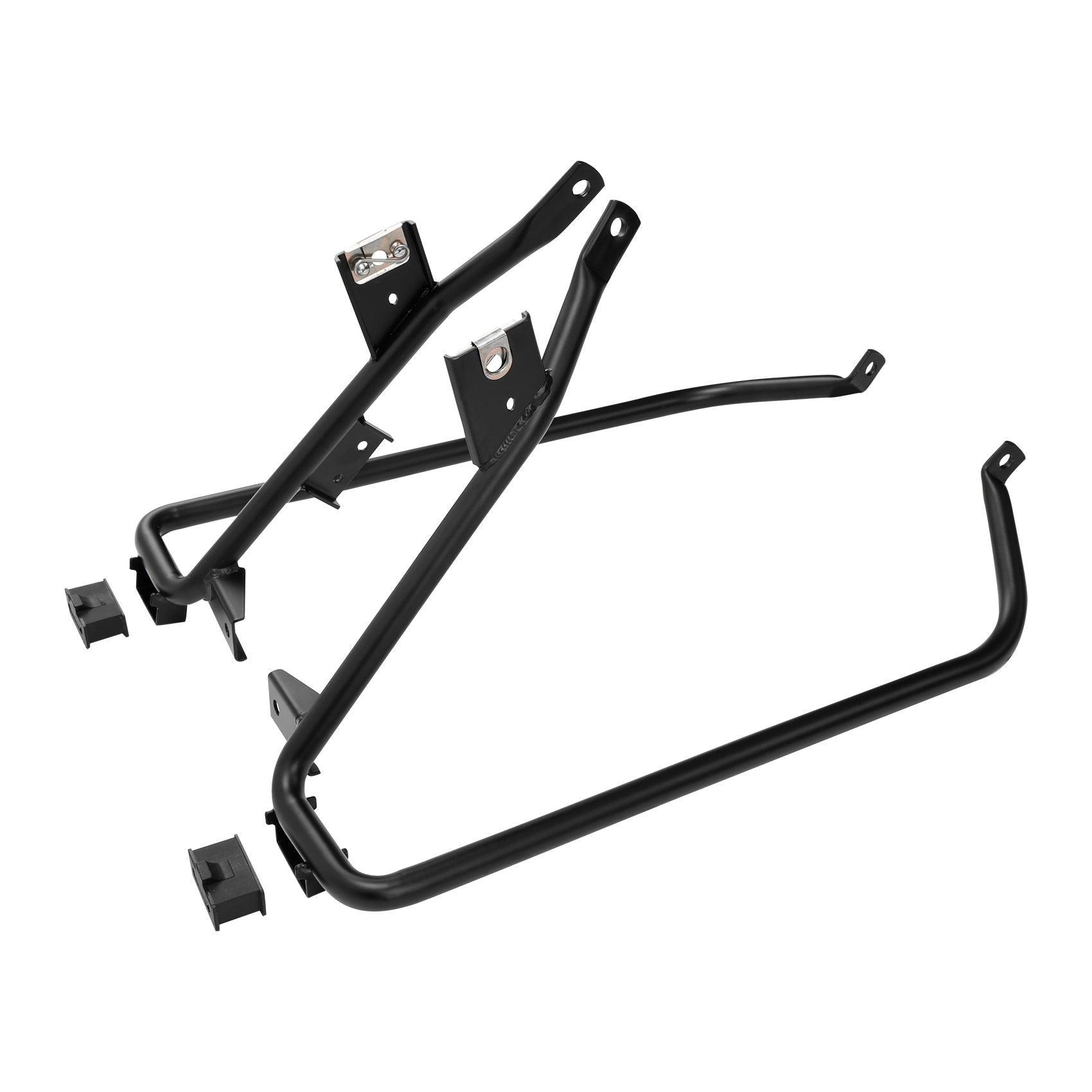 TCMT Chrome Saddlebag Support Brackets For Harley Road King & Road Glide (2009-2013)
