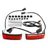 TCMT Saddlebags LED Brake Run Turn Signals Lights Fit For Harley Touring '14-'24