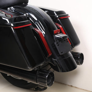 TCMT Saddlebags Run Brake Turn Signals Lights Fit For Harley Touring '14-'24 - TCMT