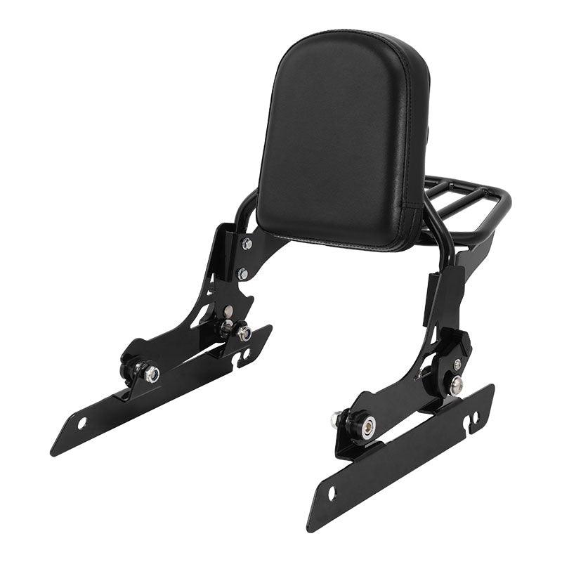 Detachable Sissy Bar Backrest With Luggage Rack – Harley Dyna Switchback FLD 2012-2016, Chrome