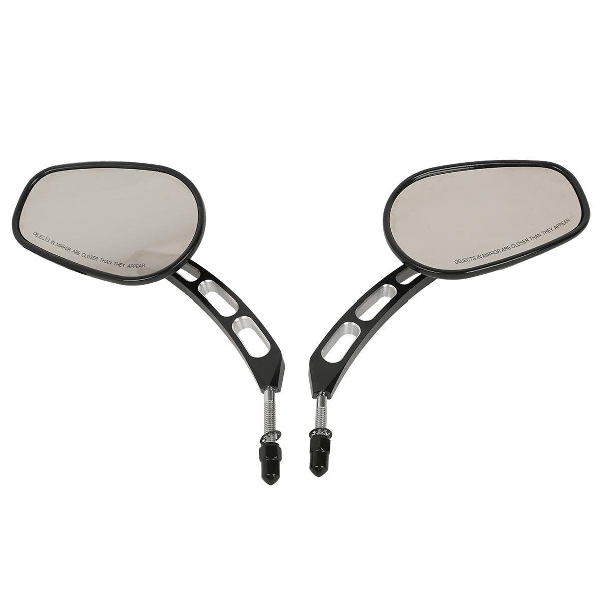 TCMT Universal 8mm Threaded Rear View Mirrors Fit For Harley
