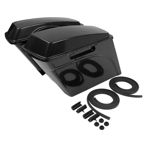 Unpainted Extended Hard Saddlebags For Harley Touring Models (1993-2013) – 1 Pair