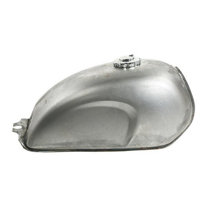 TCMT Unpainted 9L 2.4 Gallon Motorcycle Fuel Gas Tank Cap Tap Fit For Honda Cafe Racer Custom - TCMT