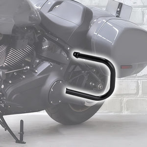 TCMT Vivid Black Saddlebag Support Guards Fit For Low Rider S FXLRS '20-'25 - TCMT