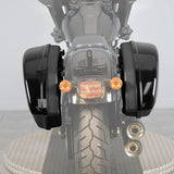 TCMT Vivid Black Saddlebags with Brackets Fit For Harley Low Rider ST FXLRST '22-'24 - TCMT