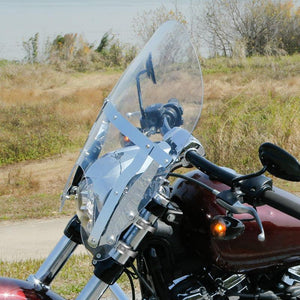 TCMT Windshield Windscreen w/49mm Clamps Fits For Harley Breakout FXSB '13-'17 - TCMT