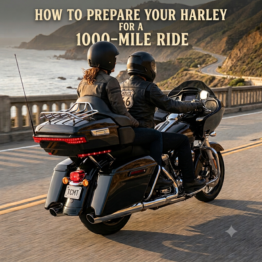 How to Prepare Your Harley for 1000-Mile Ride? Long-Distance Riding List!