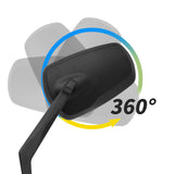 TCMT Rear View Side Mirrors Fit For Harley Road Electra Glide '82-'24 - TCMT