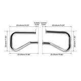 TCMT Vivid Black Saddlebag Support Guards Fit For Harley Sport Glide '18-'25
