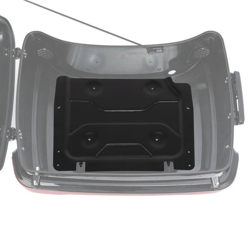 TCMT King Trunk Black Base Plate Mount Rack – Fits Harley Tour Pak Touring 2014-2025
